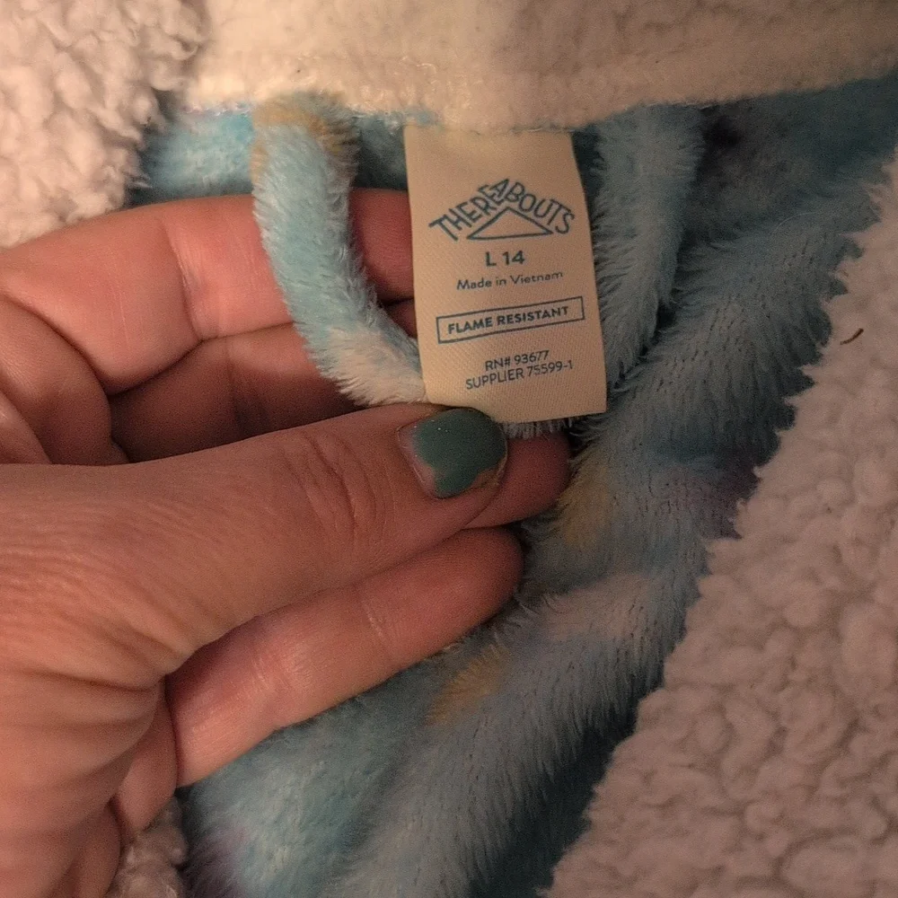 Cozy Blue Star Patterned Robe - Picture 3 of 3